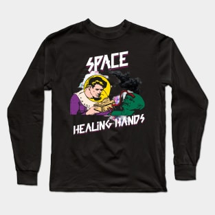 ALIENS SPACE HEALING HANDS Long Sleeve T-Shirt